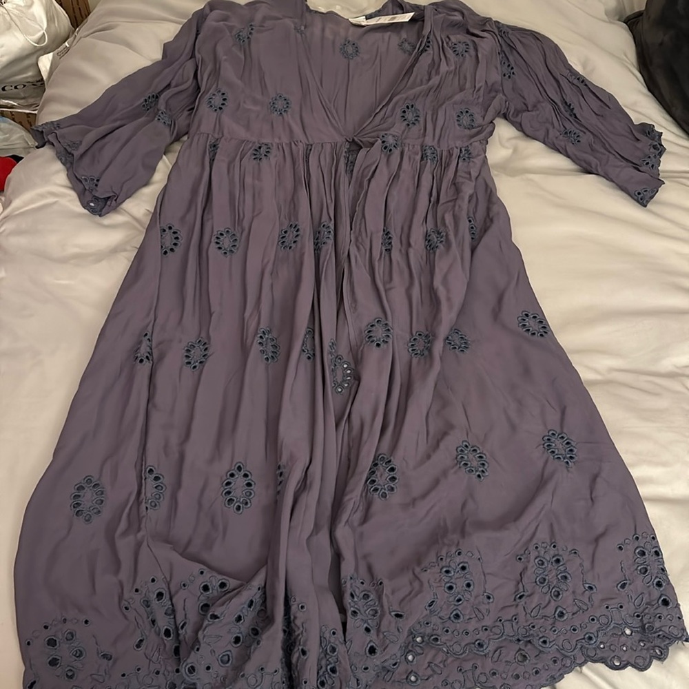 NWT TIME AND TRU EYELET KIMONO IN L/XL